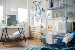 Einrichtungsidee für ein kleines Jugendzimmer
